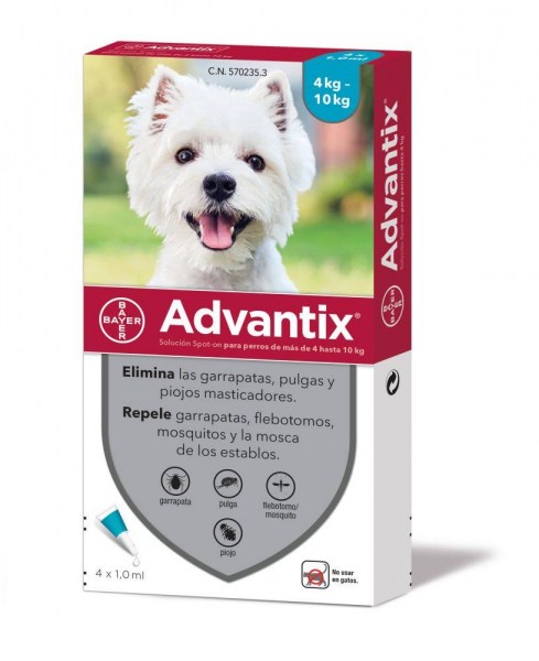 advantix 4 10 kg 4 pipetas