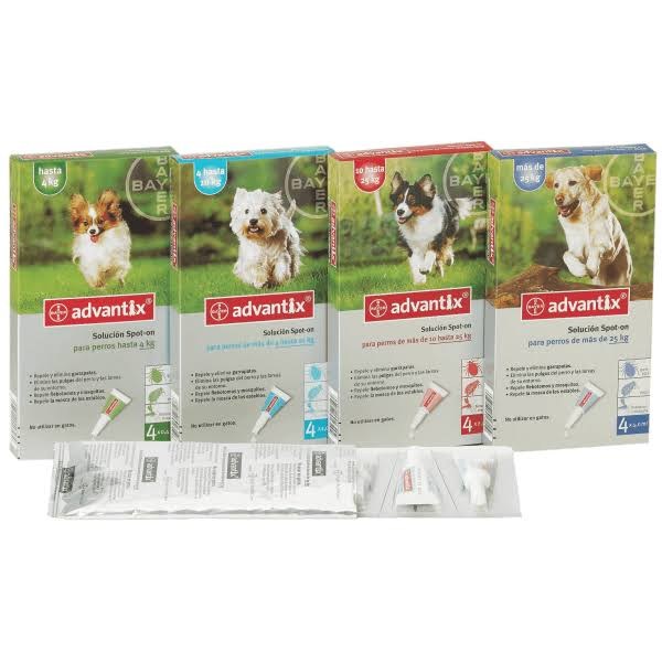 advantix 4x04 perros hasta 4 kg vet