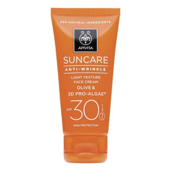apivita suncare crema facial spf30 antiarrugas 50 ml