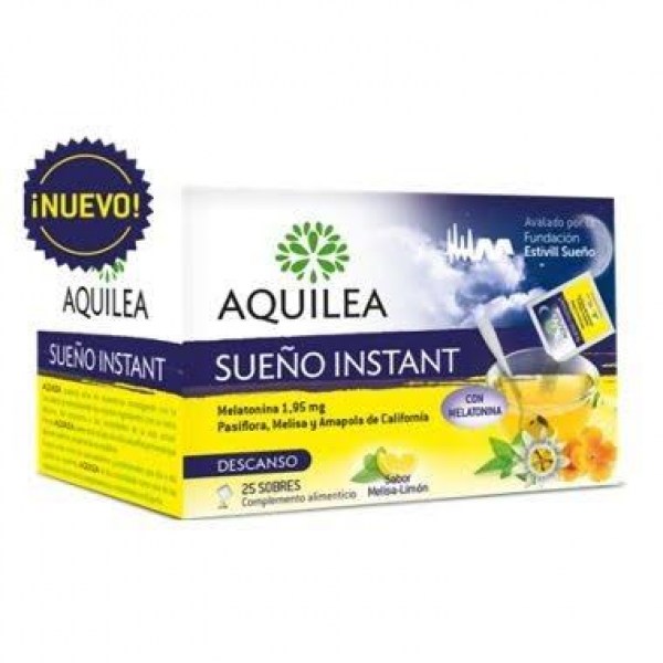 aquilea sueno instant 195 mg 25 sobres