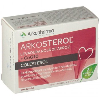 arkosterol levadura roja de arroz q10 60 capsulas