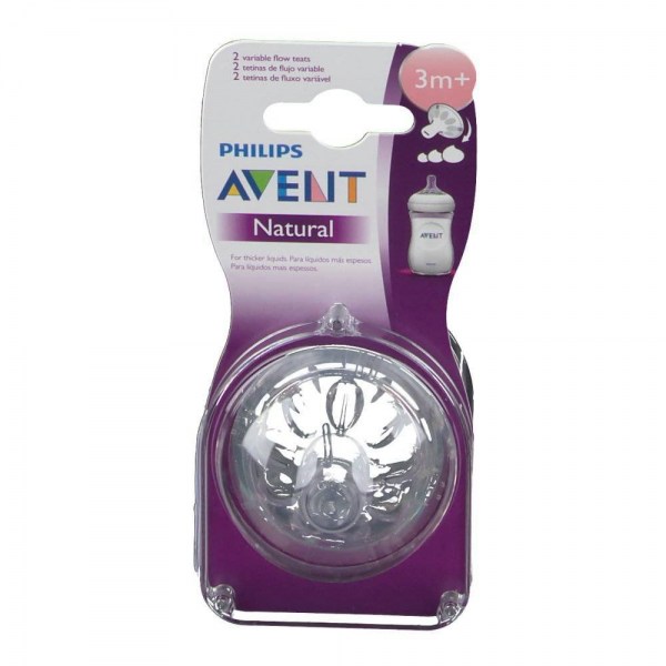 avent tetina natural flujo variable