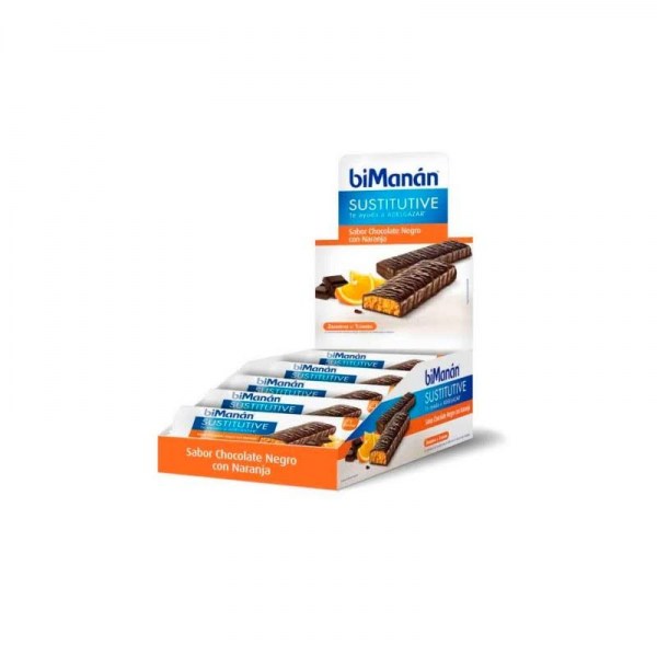 bimanan barritas de chocolate negronaranja 24 barritas