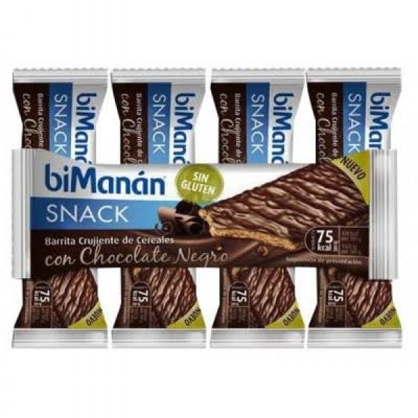 bimanan snack chocolate negro sin gluten