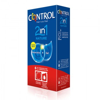 control 2in1 nature preservativos 6 u
