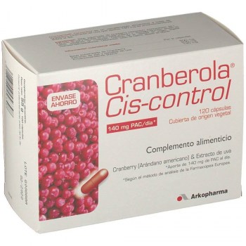 cranberola cis control 120 capsulas