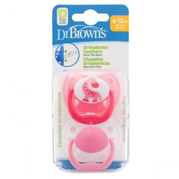 dr browns chupete silicona animales 6 12 m nina