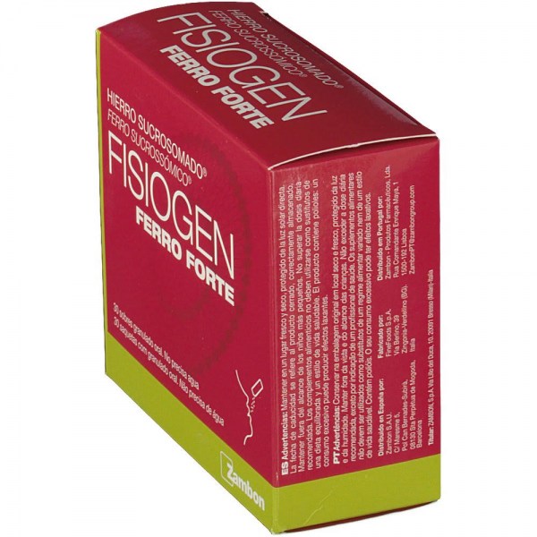 fisiogen ferro forte 30 sobres