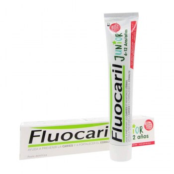 fluocaril junior 6 12 anos frutos rojos 75 ml
