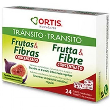 frutas y fibra concentrado ortis 12 cubos