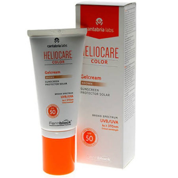heliocare gel crema spf 50 color brown 50 ml