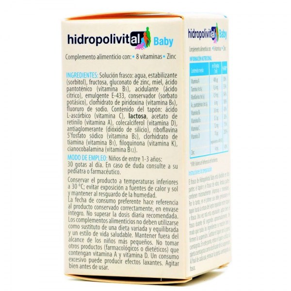 hidropolivital baby 10 ml gotas