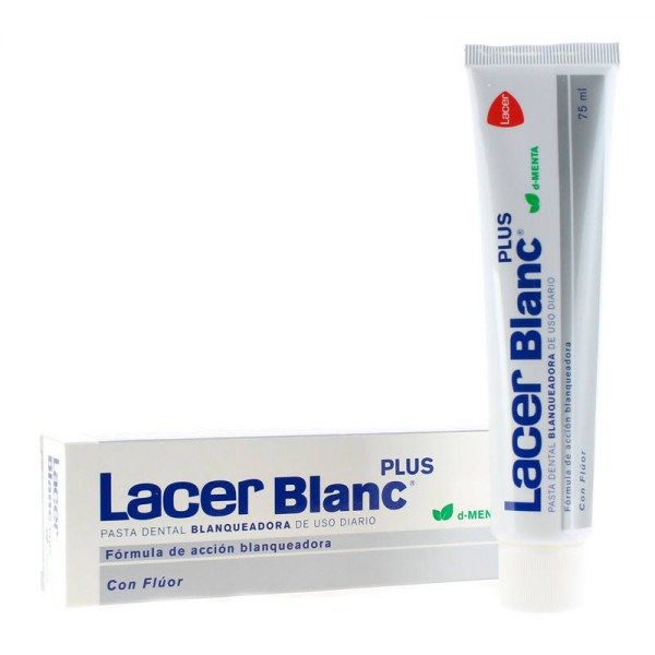 lacer blanc plus pasta dental menta 75ml