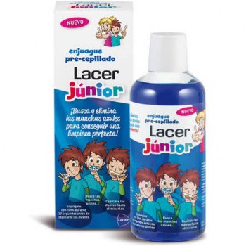 lacer junior enjuague pre cepillado 500 ml