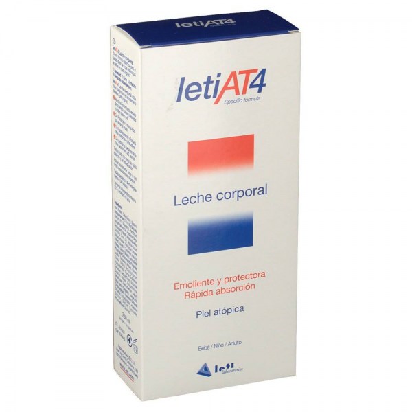 leti at 4 leche corporal 250 ml