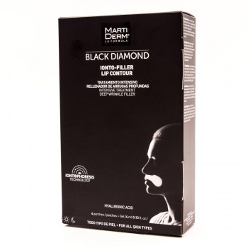 martiderm black diamond ionto filler lip contour 4 parches