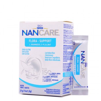 nan care flora support 14 sobres x 15 g