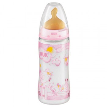 nuk biberon fc rose pc latex t1m 300ml