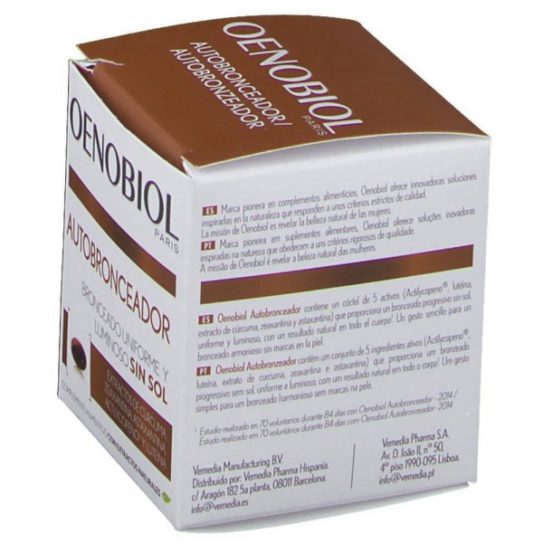 oenobiol autobronceador 30 capsulas