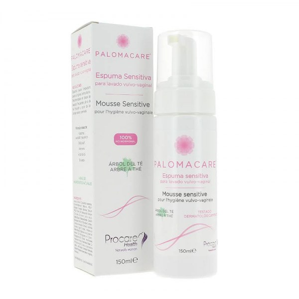palomacare espuma sensitiva vaginal 150m