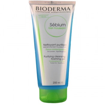sebium gel moussant bioderma 200 ml