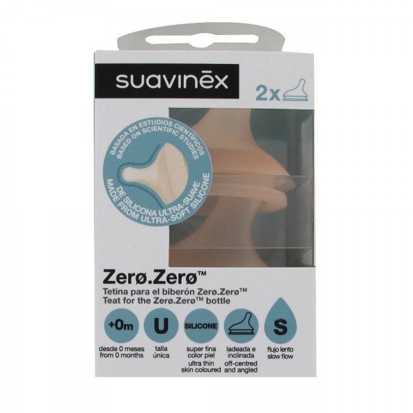suavinex tetina silicona zerozero flujo lento