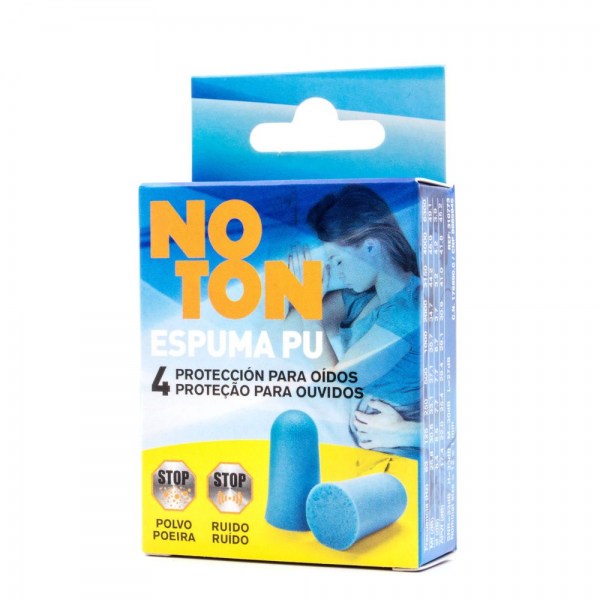tapones oidos espuma pu noton 4 u
