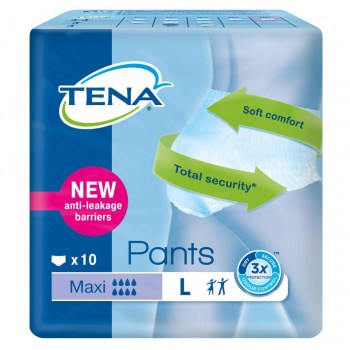 tena pants maxi grande 10 u